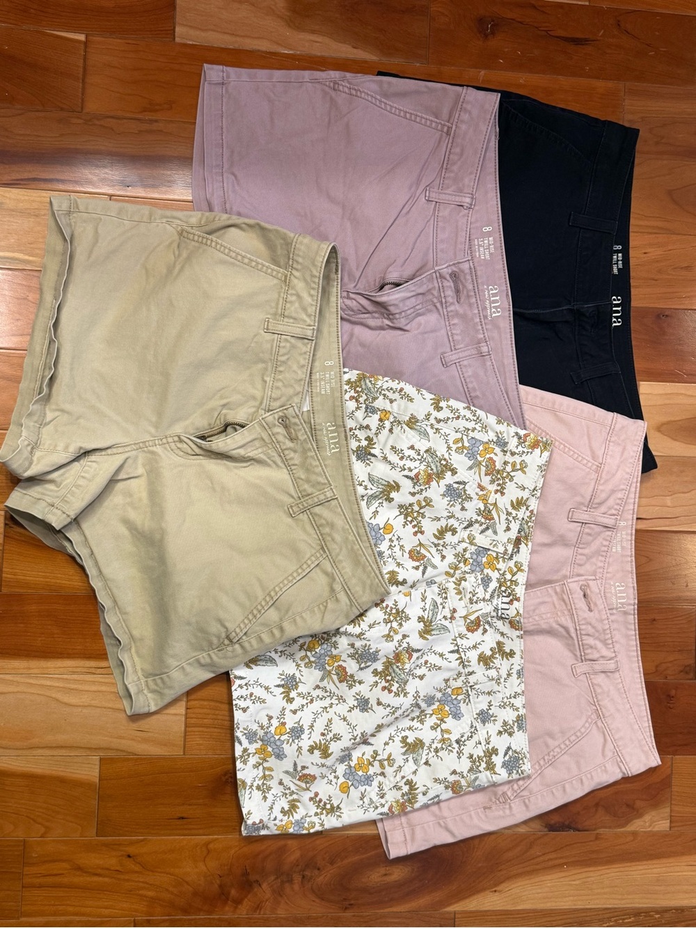 a.n.a Women’s Shorts Pack — Black, Pink, Tan & Floral